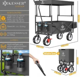 Sulankstomas rankinis vežimėlis