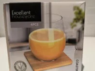 Puodelių, stiklinių padėkliukai 4vnt