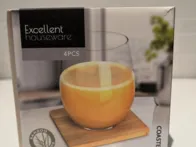 Puodelių, stiklinių padėkliukai 4vnt