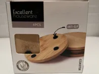 Puodelių, stiklinių padėkliukai 4vnt