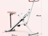 Pritūpimų ir irklavimo treniruoklis