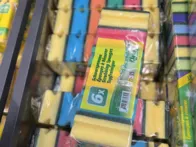 Didelė 6 valymo - indų kempinės