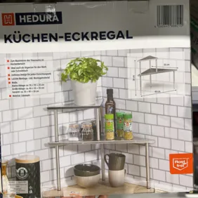 Metalinė kampinė lentynėlė