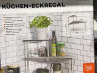 Metalinė kampinė lentynėlė