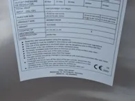 Dujinis terasos sildytuvas su defektu