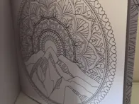 Mandalų spalvinimo knyga