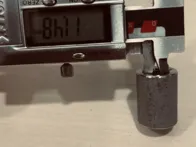 Įvorė su 1/4 sriegių