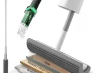 Šluota su nugręžimo sistema 