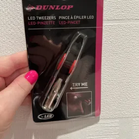 Dunlop pincetas su led šviesele