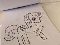 Spalvinimo knygelė su vienaragiais ir lipdukais