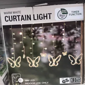 Užuolaidų girlianda - drugeliai