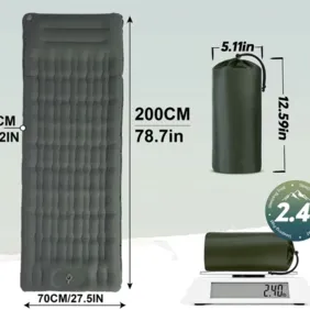 1,95x0,7m pripučimas čiužinys