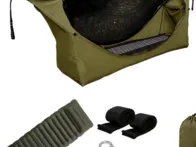 Plokščiadugnis hamakas su čiužiniu