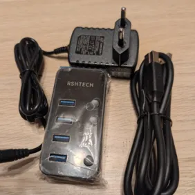 USB3 šakotuvas su papildomu maitinimu