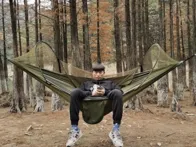 5 vnt. Hamakas kamofliažinis