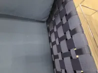 Trivietė lauko sofa „Kolbe” mėlynos spalvos