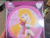 Sieninis laikrodis 25 cm Su princese 12vnt.