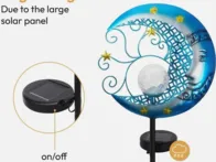 Solar Moon šviestuvai sodui 8 vnt.