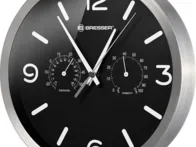 Bresser sieninis laikrodis Ø25 CM- 10vnt.