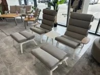 Lauko komplektas dviems Ventus White