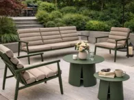 Lauko baldų komplektas „Harper olive”