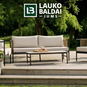 Lauko baldų komplektas „Ditte”
