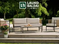 Lauko baldų komplektas „Ditte”
