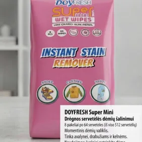 Dėmių išėmimo servetėlės 