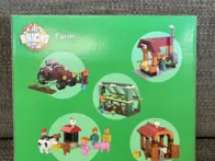 4vnt. Konstruktorių “Kid’s Bricks Farm”, nauji