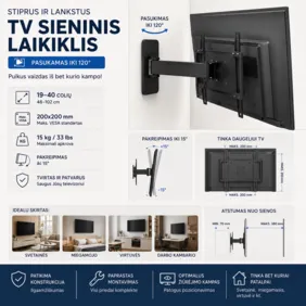 10vnt. TV laikiklių MA2030