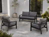 LISS komplektas: sofa ir 2 foteliai
