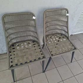 Lauko/vidaus kėdės 2vnt.