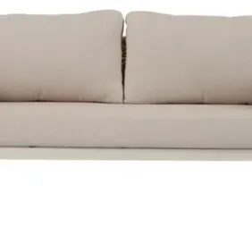 Lauko sofa su medžio imitacijos vytelėmis