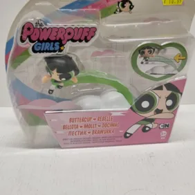 Powerpuff Girls figūrėlė su transporto priemone