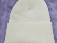 Balta beanie kepurė vaikui