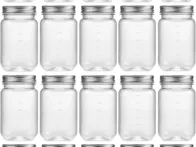20vnt nauji 473mm plastikiniai stiklainiai maistui