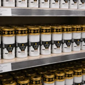 LED kapų žvakės, 5vnt