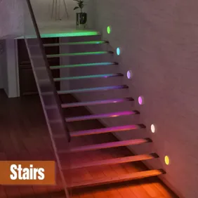Belaidžiai LED šviestuvai po spintelėmis, 6 vnt. 