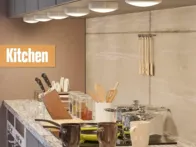 Belaidžiai LED šviestuvai po spintelėmis, 6 vnt.