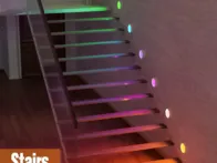 Belaidžiai LED šviestuvai po spintelėmis, 6 vnt.