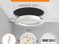 6 vnt. 12 V LED šviestuvai