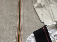 Lietuviškų tautinių rūbų komplektas (6 dalių)