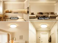 apvalus LED lubinis šviestuvas (48W, 3000K)
