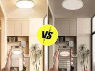 apvalus LED lubinis šviestuvas (48W, 3000K)
