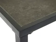 Pilkas metalinis lauko baldų komplektas 100460