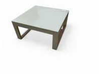 Baltas aliuminis lauko kampas su stalu 104343