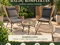 Lauko baldų komplektas