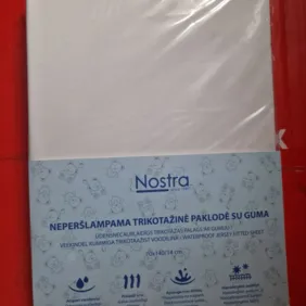 Neperšlampama paklodė 70×140
