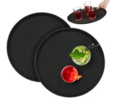 Relaxdays neslystantys padėklai Ø40 cm, 2 vnt.