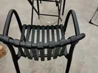 Lauko baldų komplektas: stalas + 2 kėdės